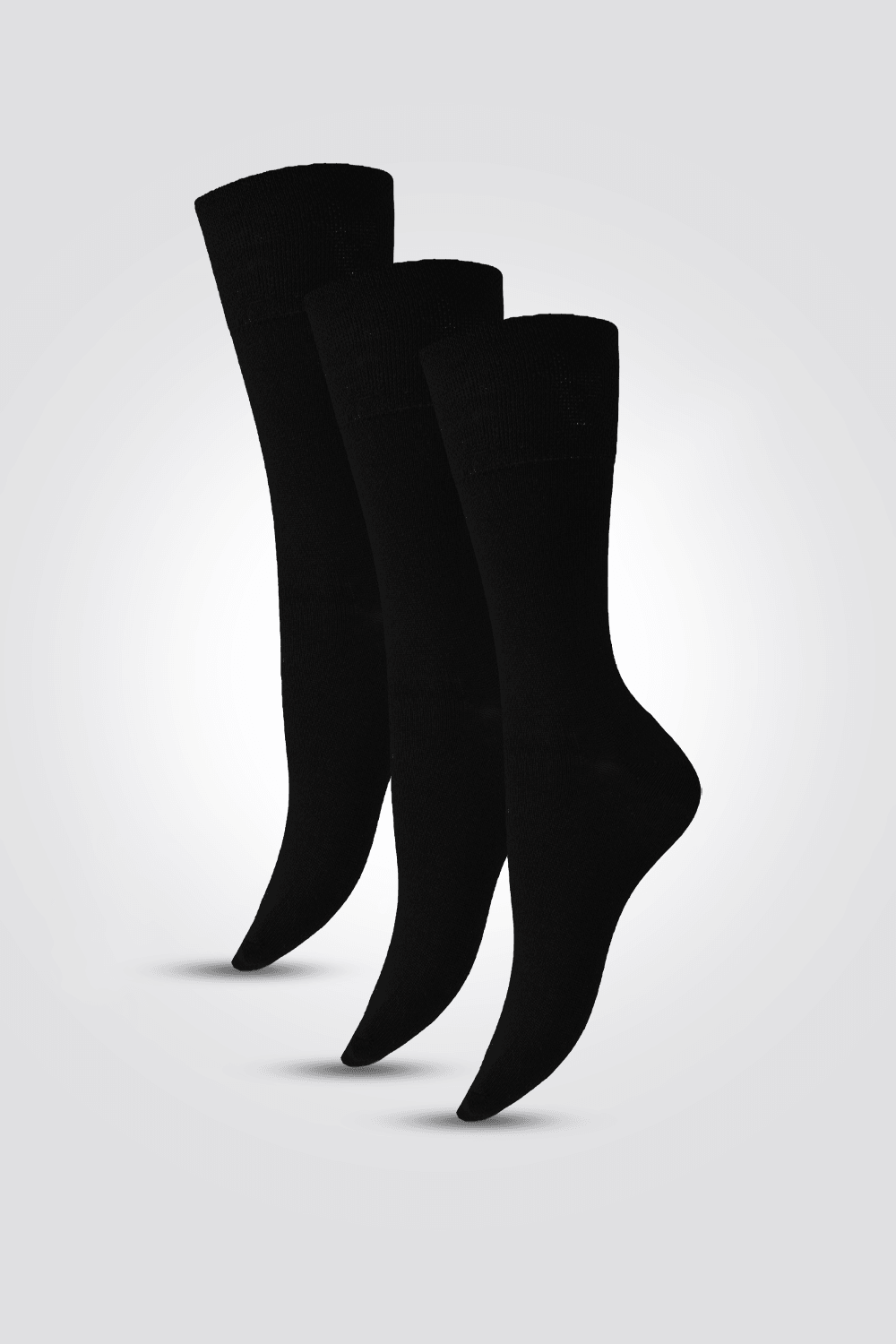 IOMI - 3 גרבי סוכרת לנשים בצבע שחור - MASHBIR//365