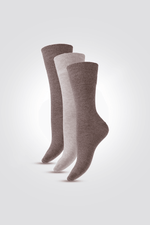 IOMI - 3 גרבי סוכרת לנשים בגווני קרם - MASHBIR//365