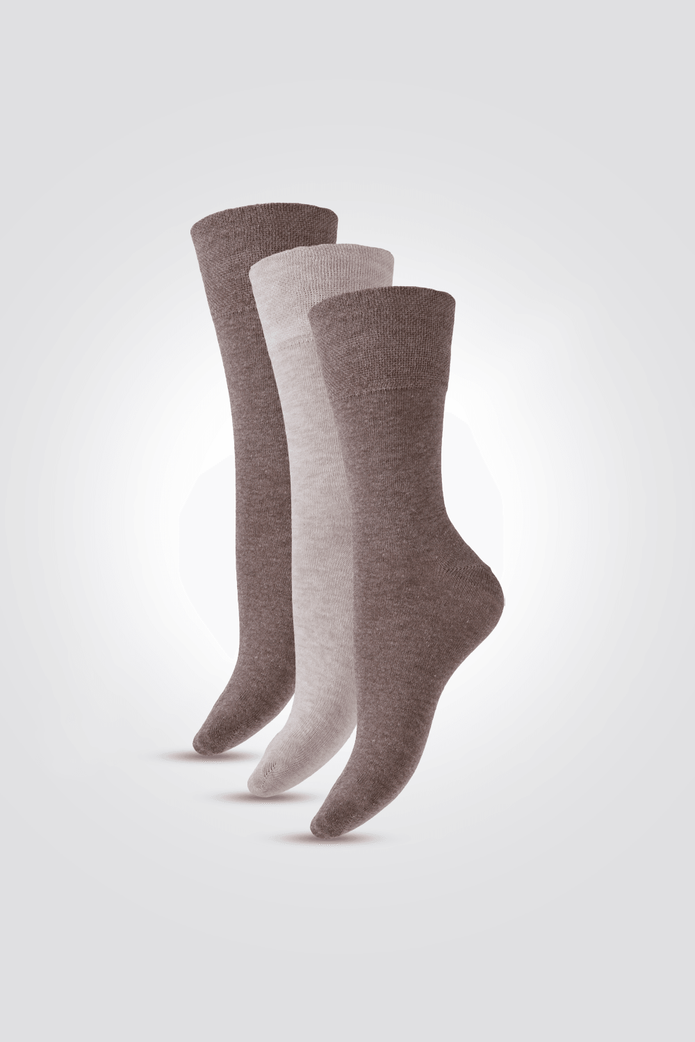 IOMI - 3 גרבי סוכרת לנשים בגווני קרם - MASHBIR//365