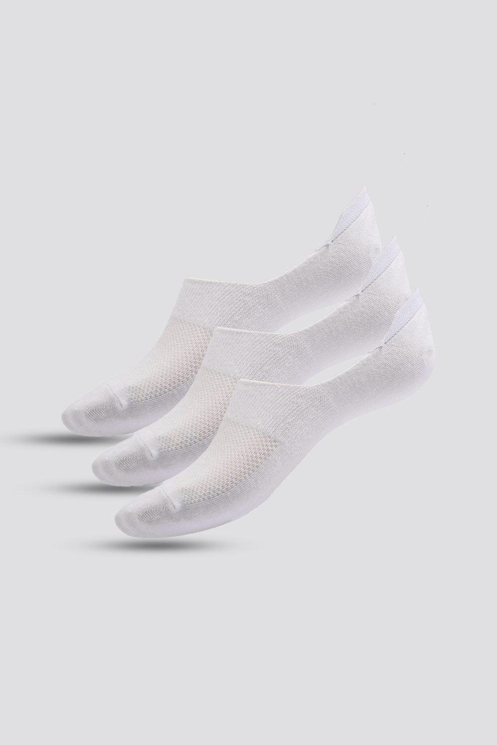 DELTA - 3 עקביות בייסיק לגברים בצבע לבן - MASHBIR//365