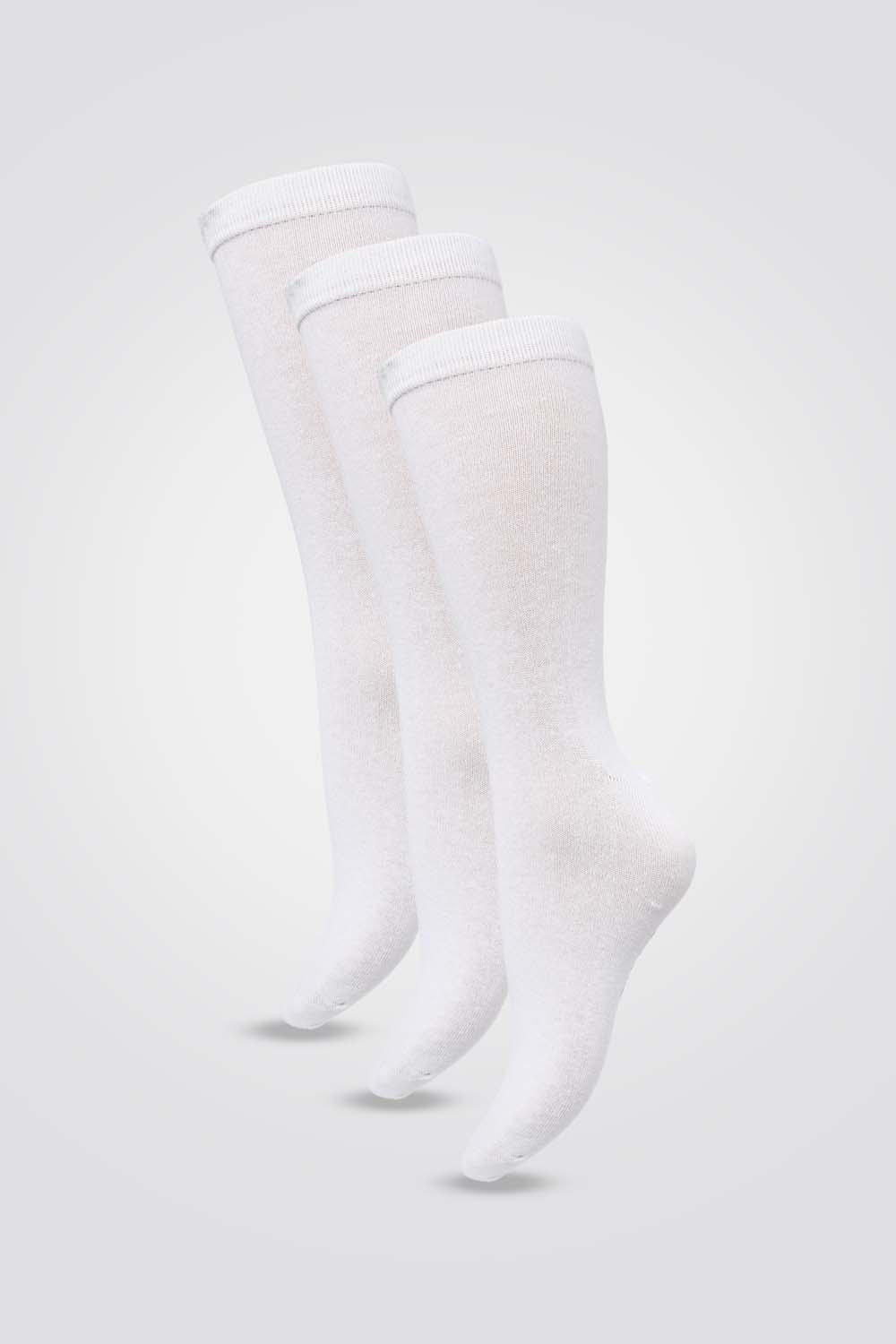 SRIGAMISH - 3 זוגות גרבי גברים בצבע לבן - MASHBIR//365