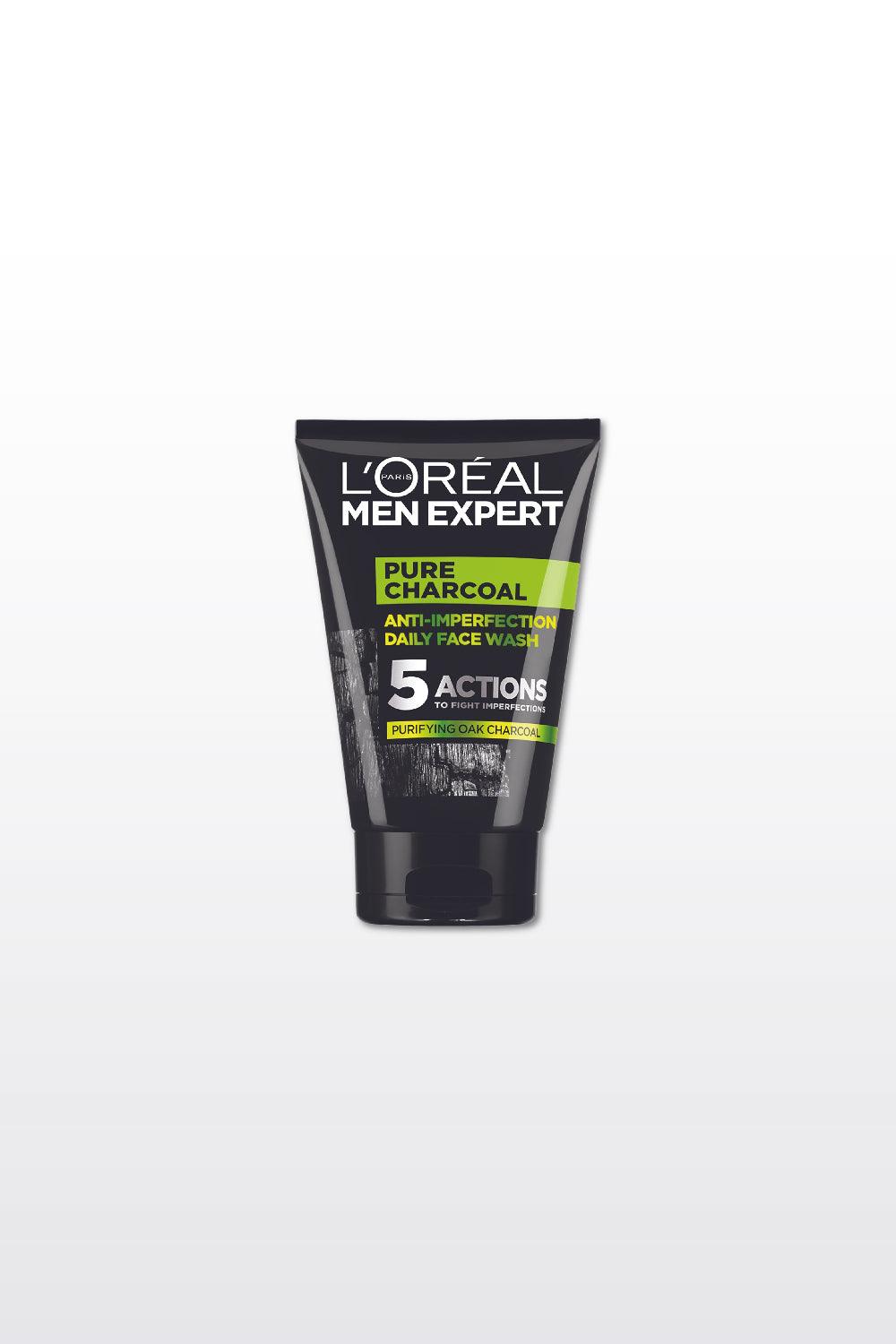 LOREAL MEN EXPERT Pure Power ג'ל ניקוי פחם 100 מ"ל - MASHBIR//365