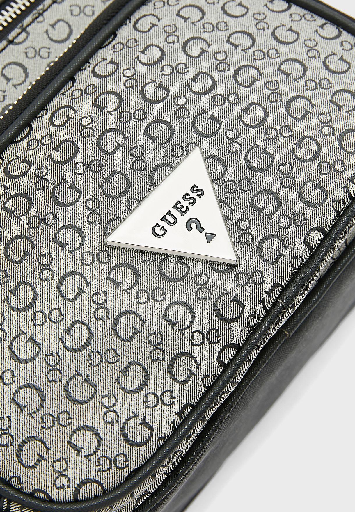 תיק גב עם הדפס בצבע שחור - MASHBIR//365