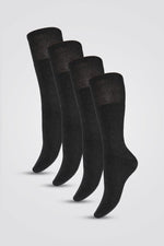 DELTA - 4 זוגות גרבי צבא/עבודה אפור - MASHBIR//365