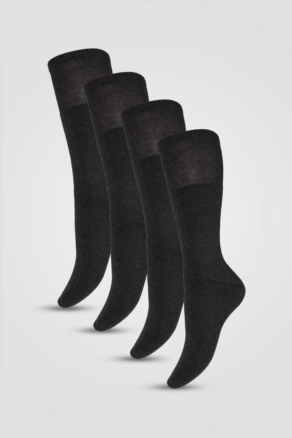 DELTA - 4 זוגות גרבי צבא/עבודה אפור - MASHBIR//365