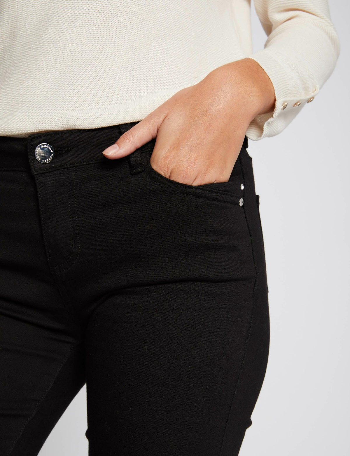 ג'ינס סקיני בצבע שחור - MASHBIR//365