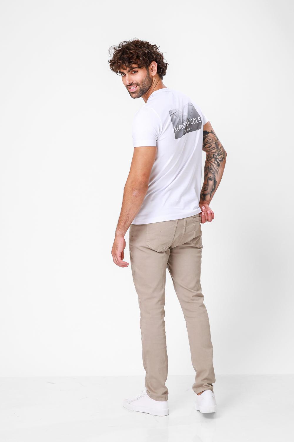 טישירט חלקה בצבע לבן - MASHBIR//365