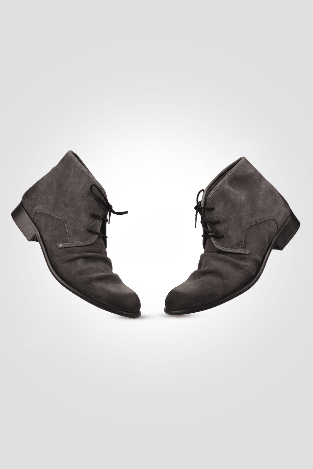 מגפוני זמש לגבר בצבע חום כהה - MASHBIR//365