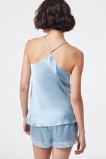 גופיית משי PEARLY תכלת - MASHBIR//365