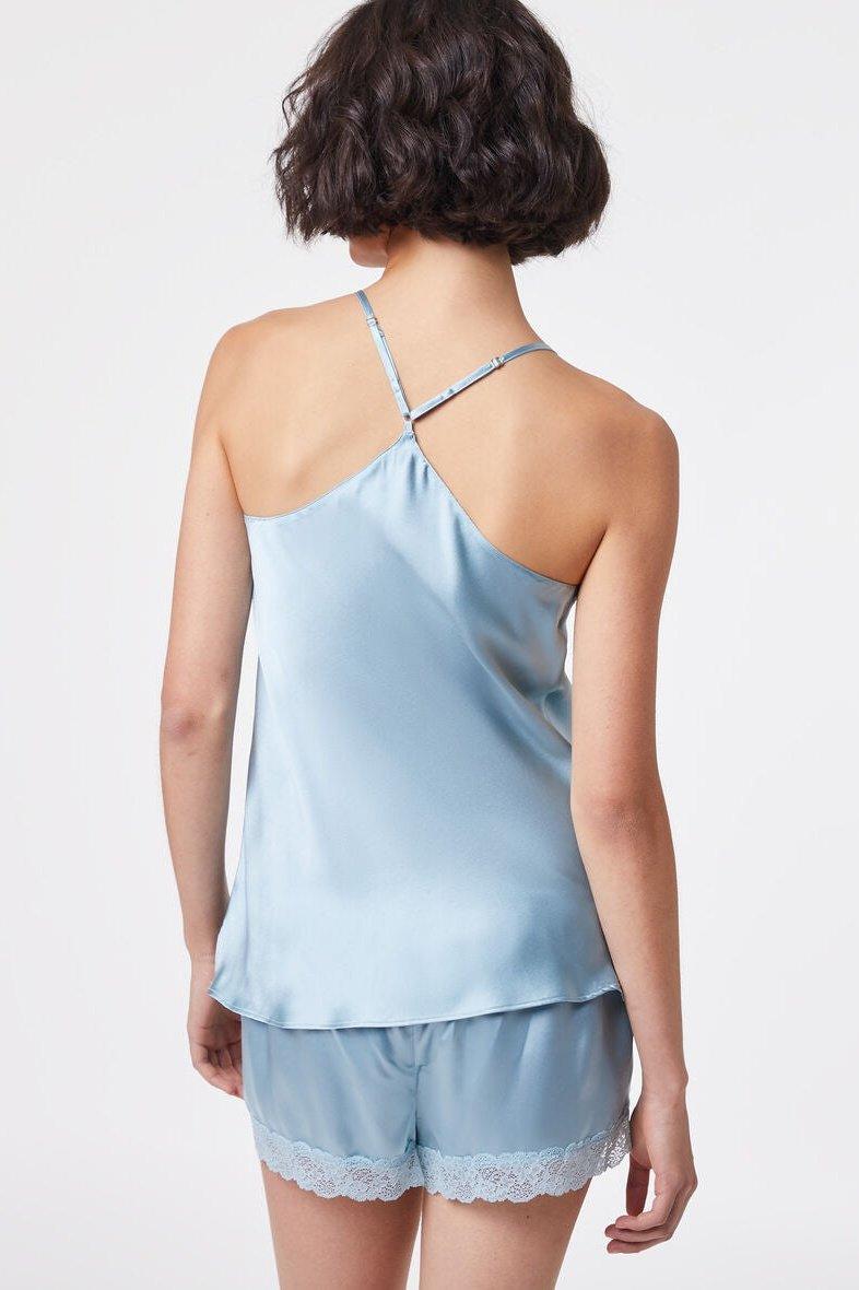 גופיית משי PEARLY תכלת - MASHBIR//365