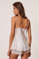 גופיית משי PEARLY לבנה - MASHBIR//365