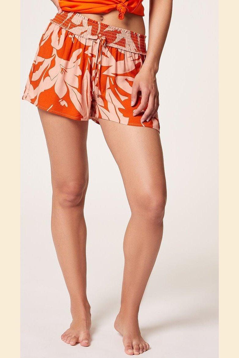 מכנסי פיג'מה קצרים MAJA הדפס פרחים - MASHBIR//365