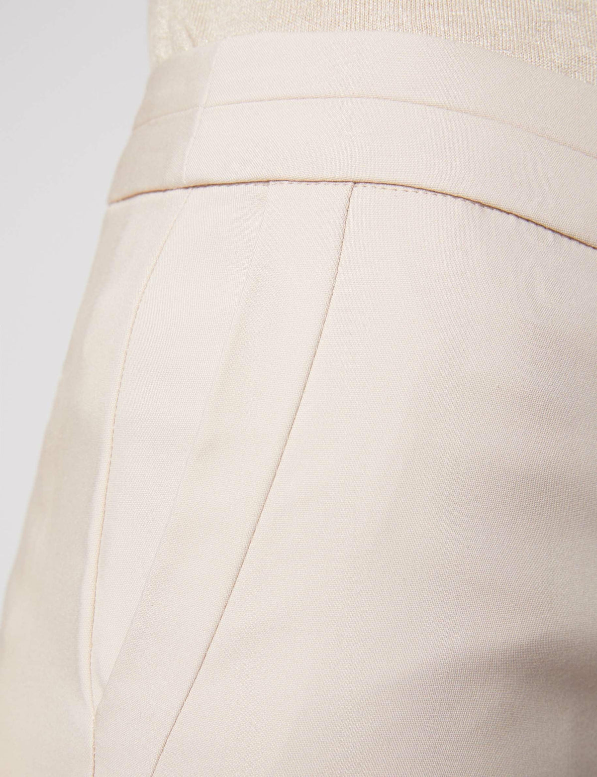 מכנסי אלגנט מחוייטים בצבע בז' - MASHBIR//365