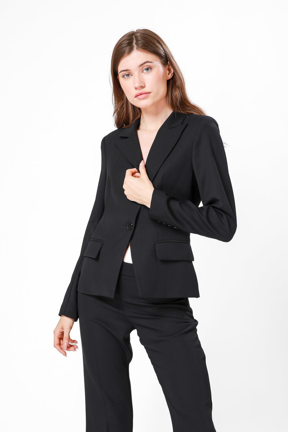 ג'קט מחוייט שחור - MASHBIR//365