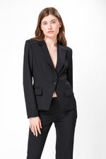 ג'קט מחוייט שחור - MASHBIR//365