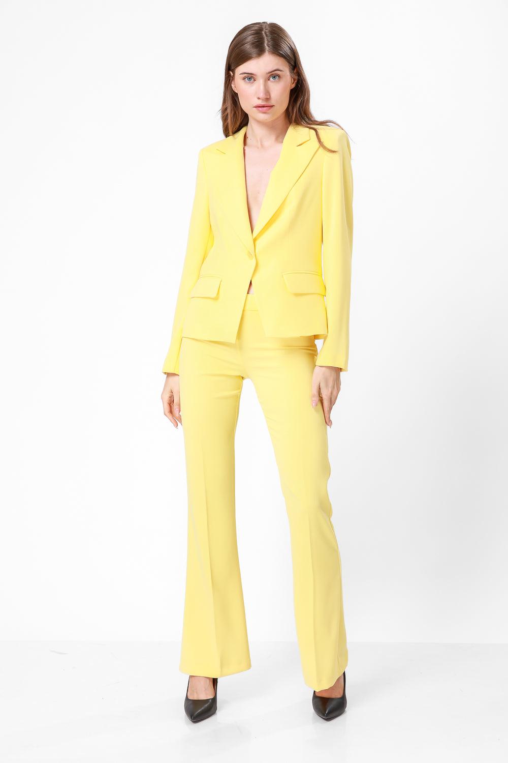 ג'קט מחוייט צבע צהוב - MASHBIR//365