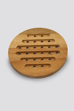 תחתית עץ עגולה לסיר חם - MASHBIR//365