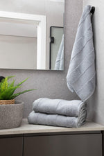 מגבת פנים אפור בהיר - MASHBIR//365