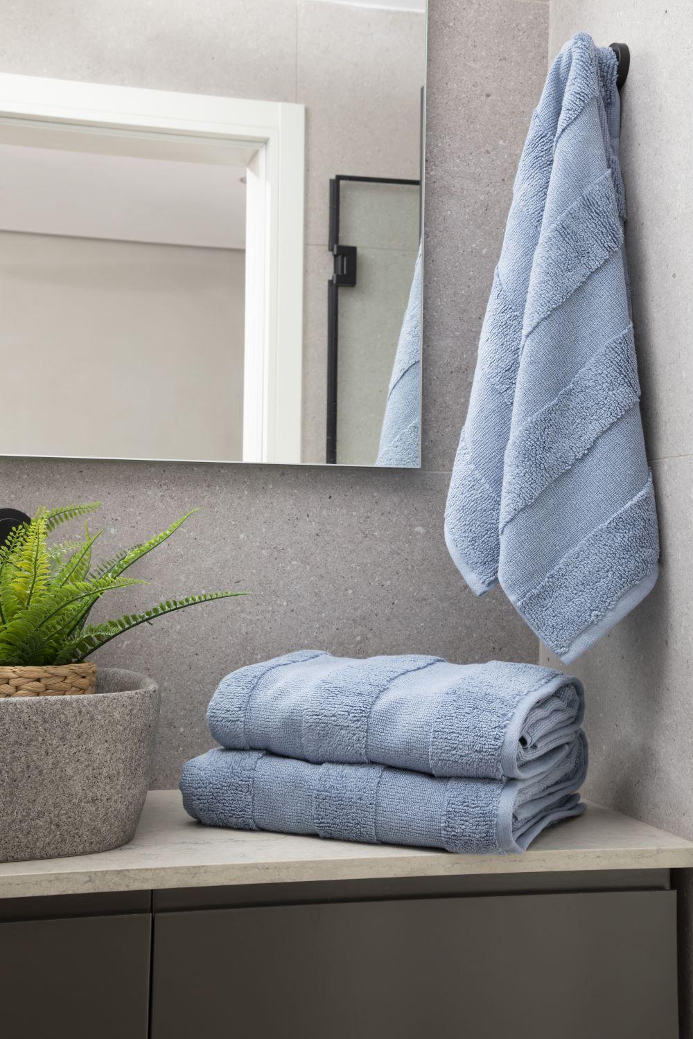 מגבת פנים כחולה - MASHBIR//365