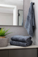 מגבת פנים אפור כהה - MASHBIR//365