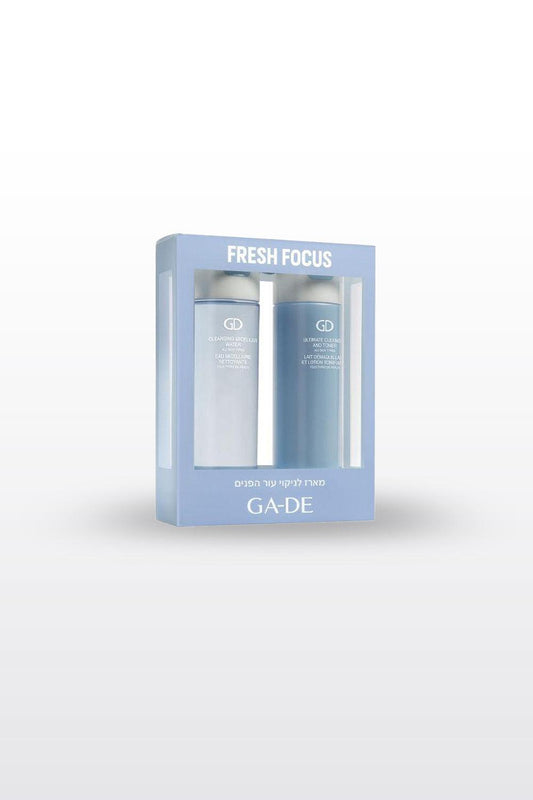 FRESH FOCUS מארז מיוחד מים מסילריים + חלב פנים ומי פנים - MASHBIR//365