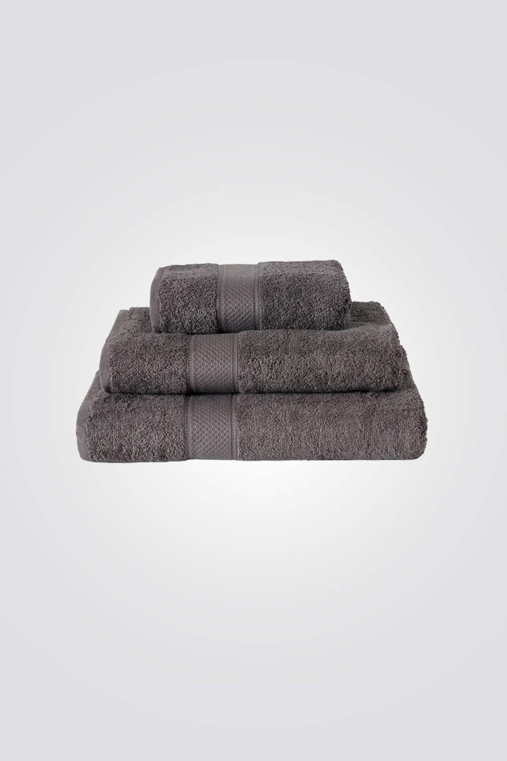 מגבת גוף קלאסיק 68X125 צבע אפור כהה - MASHBIR//365