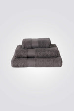 מגבת גוף קלאסיק 68X125 צבע אפור כהה - MASHBIR//365