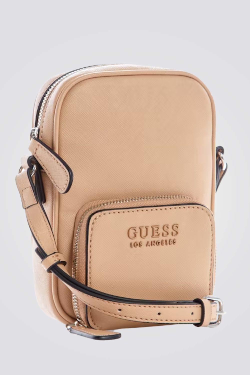 תיק קרוס מרובע בצבע בז - MASHBIR//365