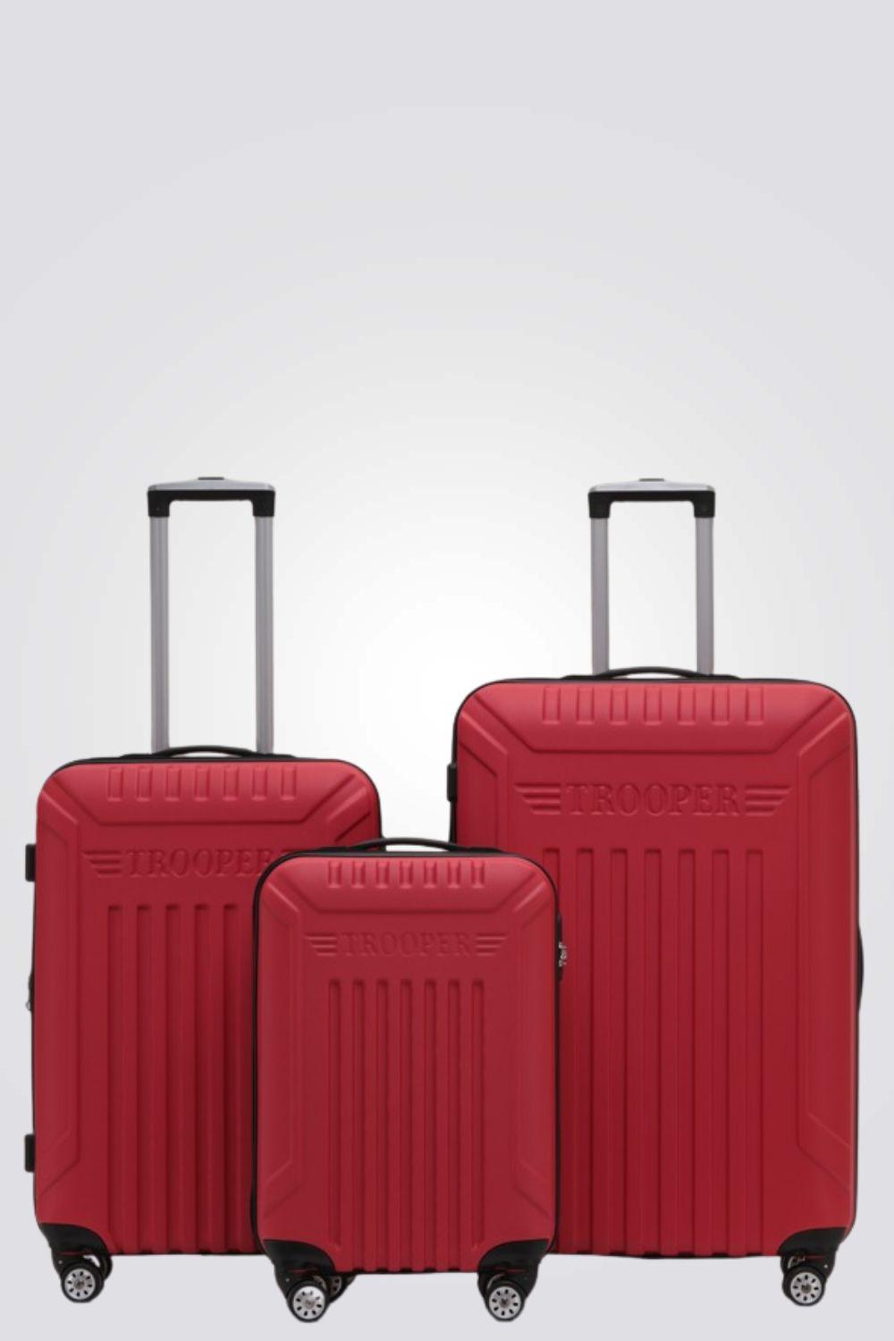 מזוודה קשיחה בינונית 24" MISSOURI בצבע אדום - MASHBIR//365