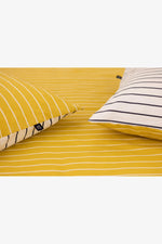 סט מצעים 120/200 כותנה למיטה וחצי גוון צהוב - MASHBIR//365