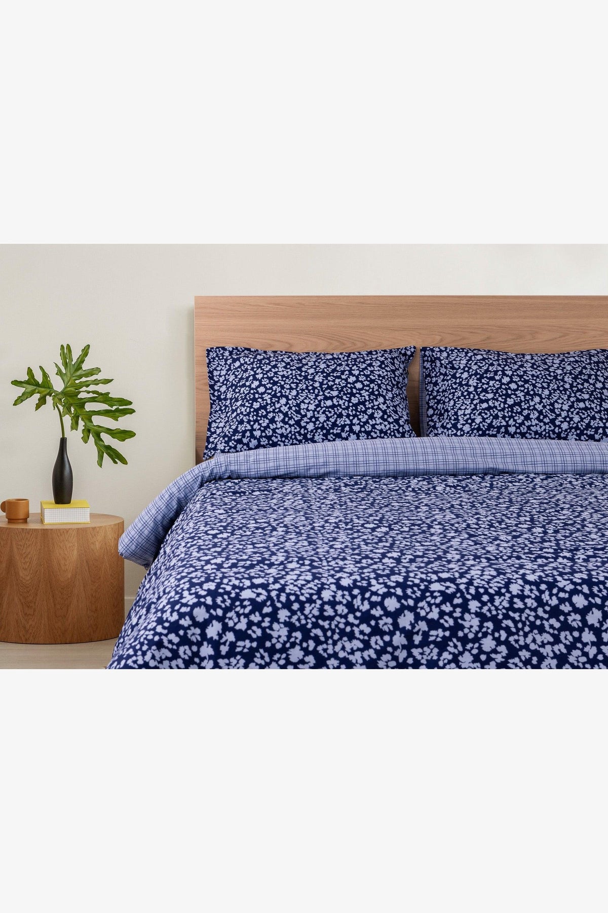 סט מצעים 90/200 פרחוני כותנה למיטת יחיד - MASHBIR//365