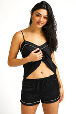 בייבי דול סאטן שחור - MASHBIR//365