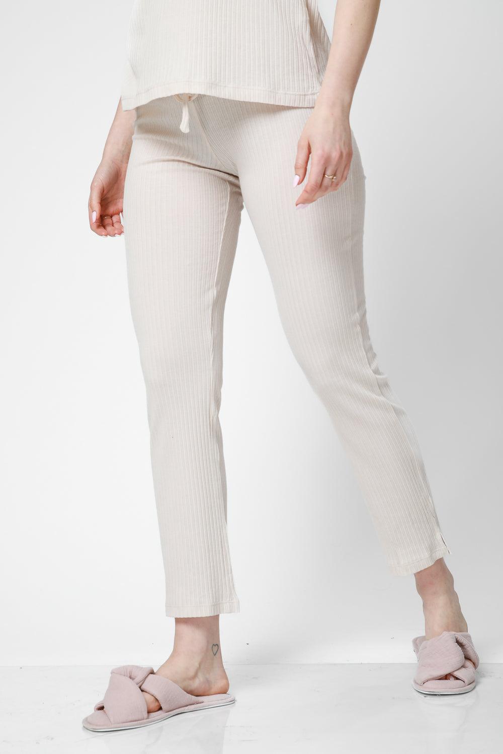 מכנסי ריב קרם - MASHBIR//365