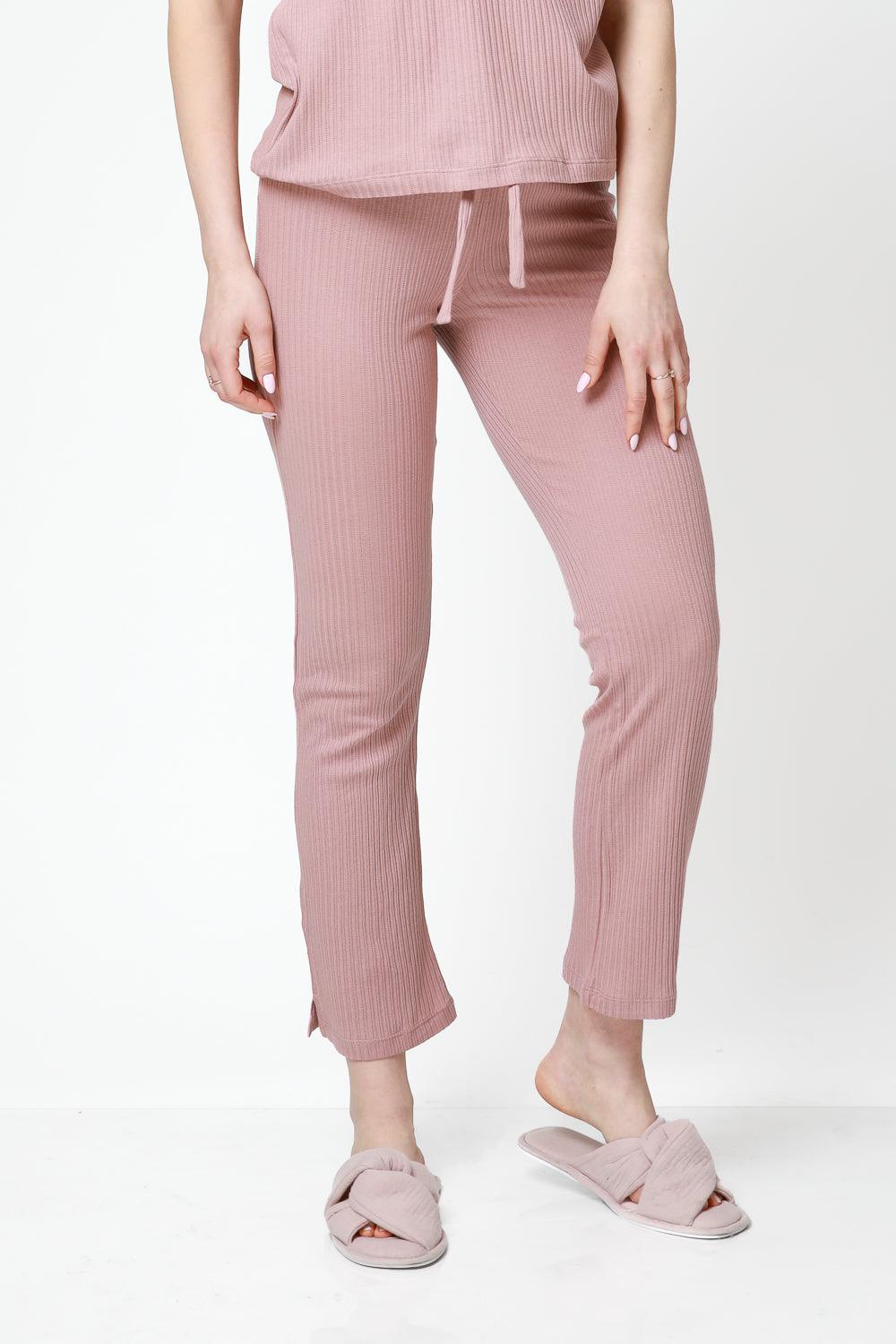 מכנסי ריב ורוד עתיק - MASHBIR//365