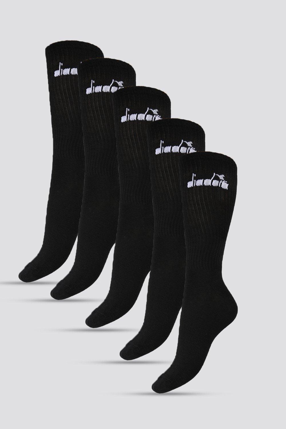 5 זוגות גרבי ספורט שחורות 41-46 - MASHBIR//365