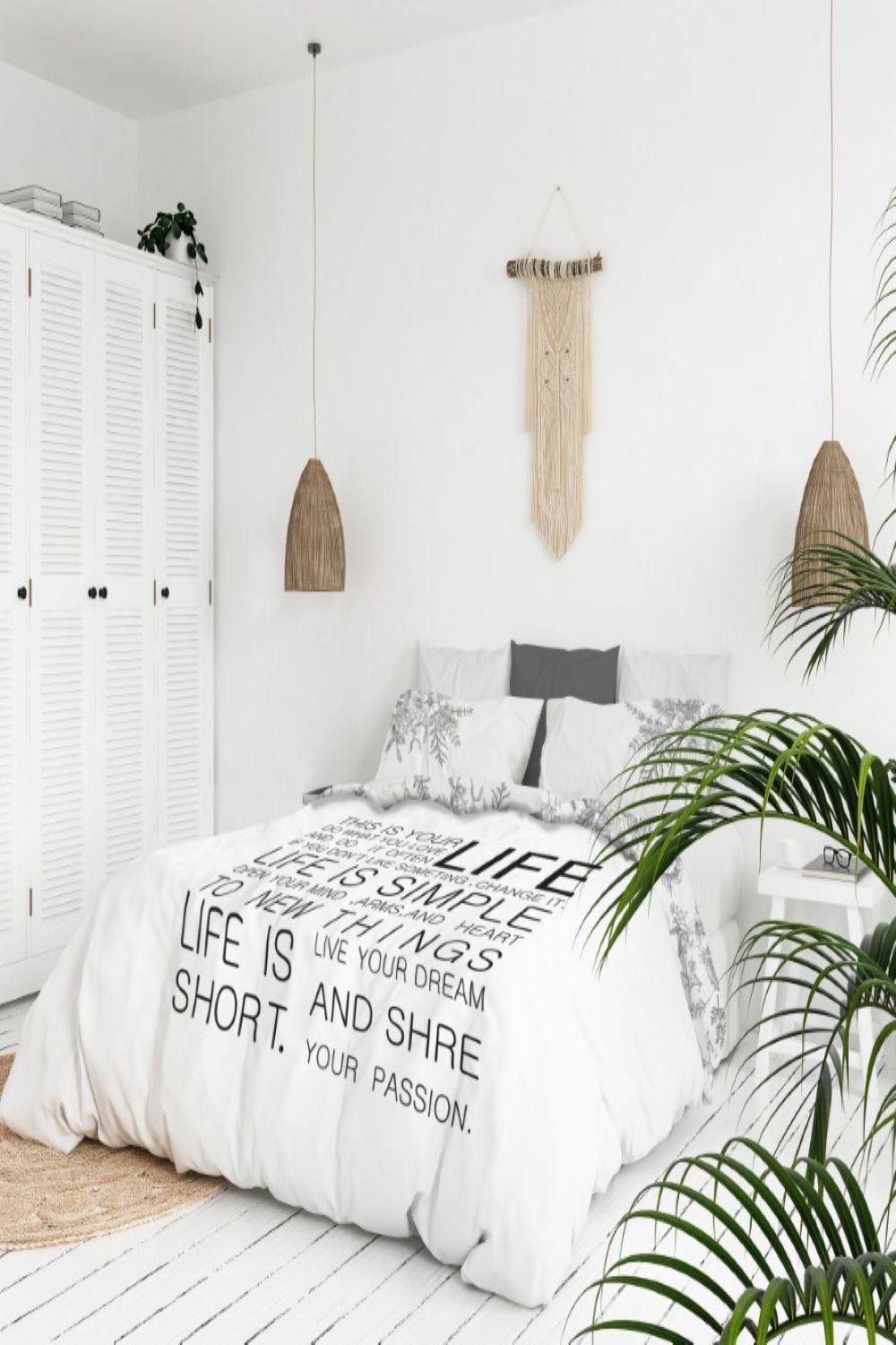 סט מצעים מיטת יחיד סיטי דגם לייף - MASHBIR//365