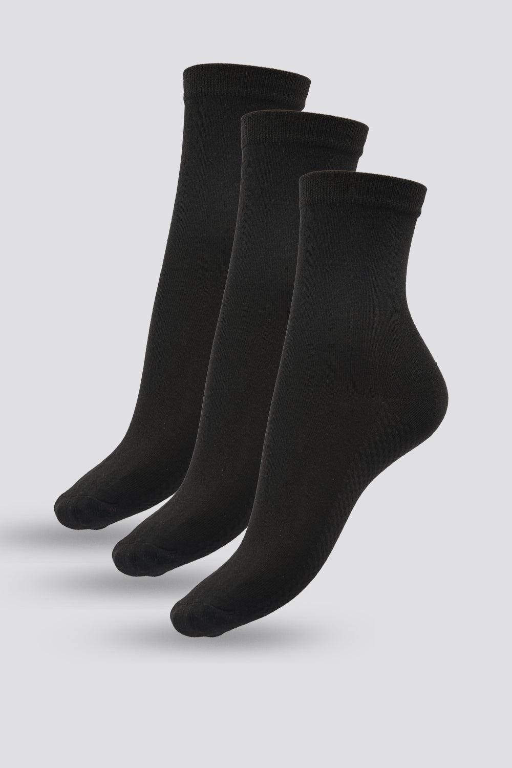 3 זוגות גרביים שחורים קלאסי 36-41 - MASHBIR//365
