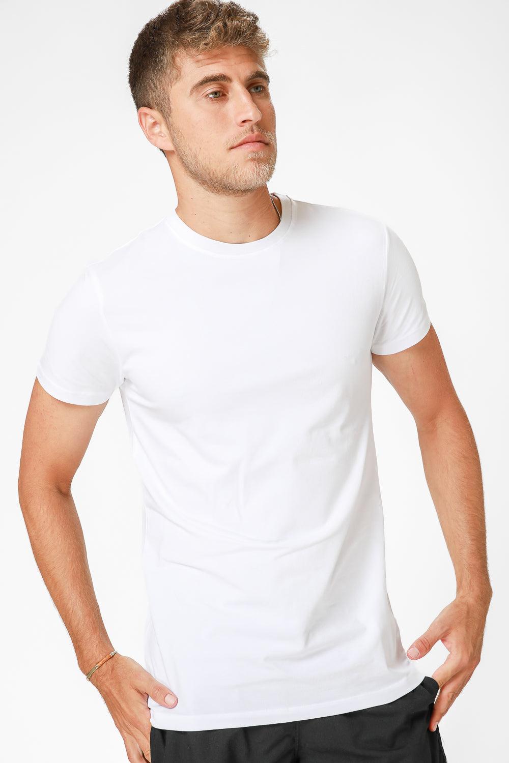 טישירט לבנה צווארון עגול - MASHBIR//365