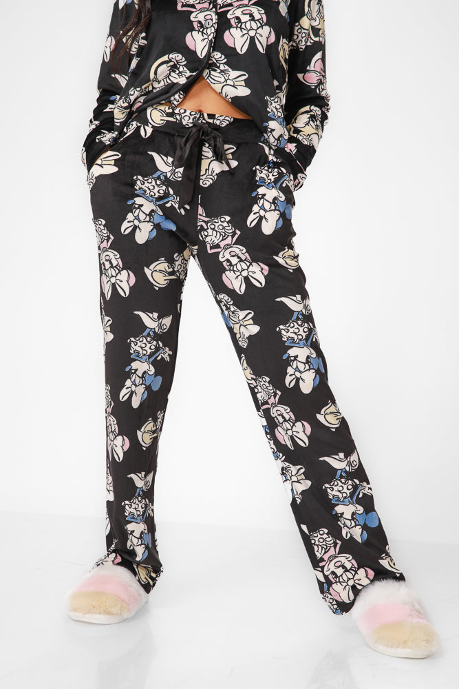 סט פיג’מה קטיפה MINNIE