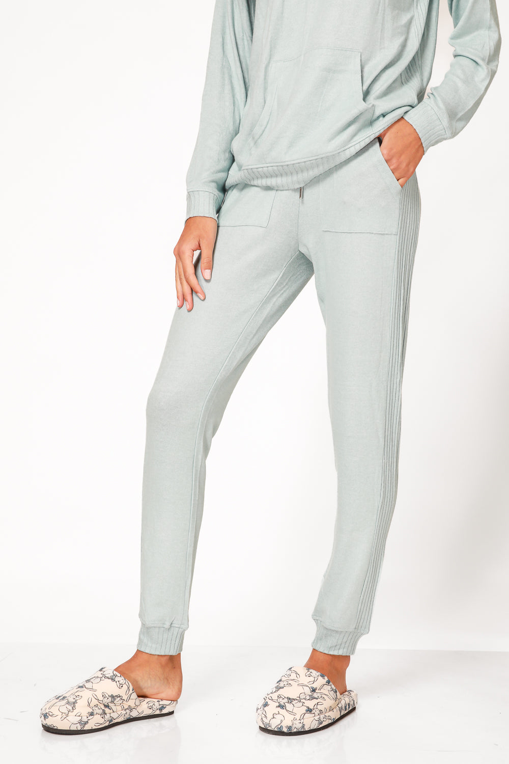 סט פיג’מה האצ'י ריב תכלת