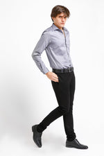 חולצה מכופתרת OXFORD אפורה - MASHBIR//365