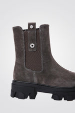 מגפוני עור זמש GRAY - MASHBIR//365