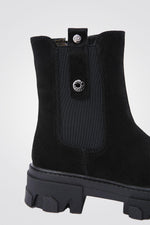 מגפוני עור זמש BLACK - MASHBIR//365