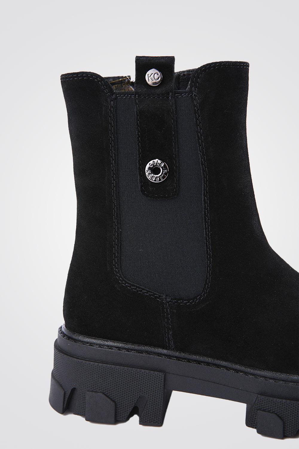 מגפוני עור זמש BLACK - MASHBIR//365