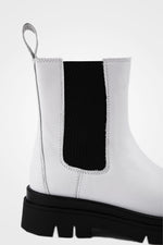 מגפוני עור WHITE - MASHBIR//365