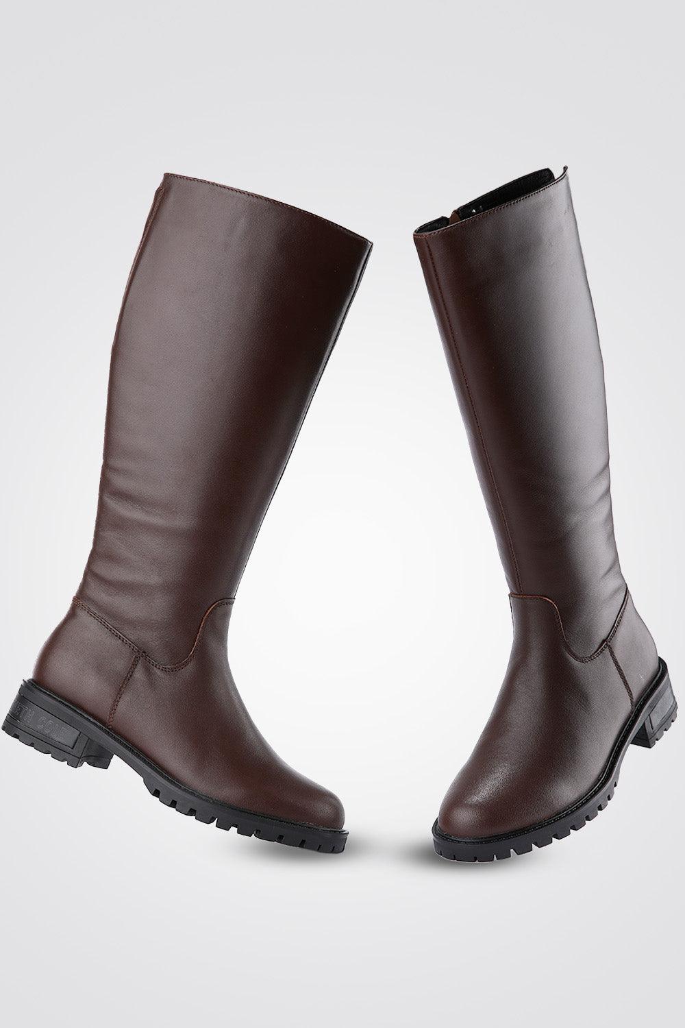 מגפי ברך DARK BROWN - MASHBIR//365