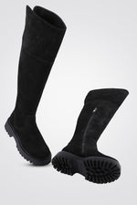 מגפי ברך זמש BLACK - MASHBIR//365