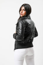 מעיל בומבר שחור - MASHBIR//365