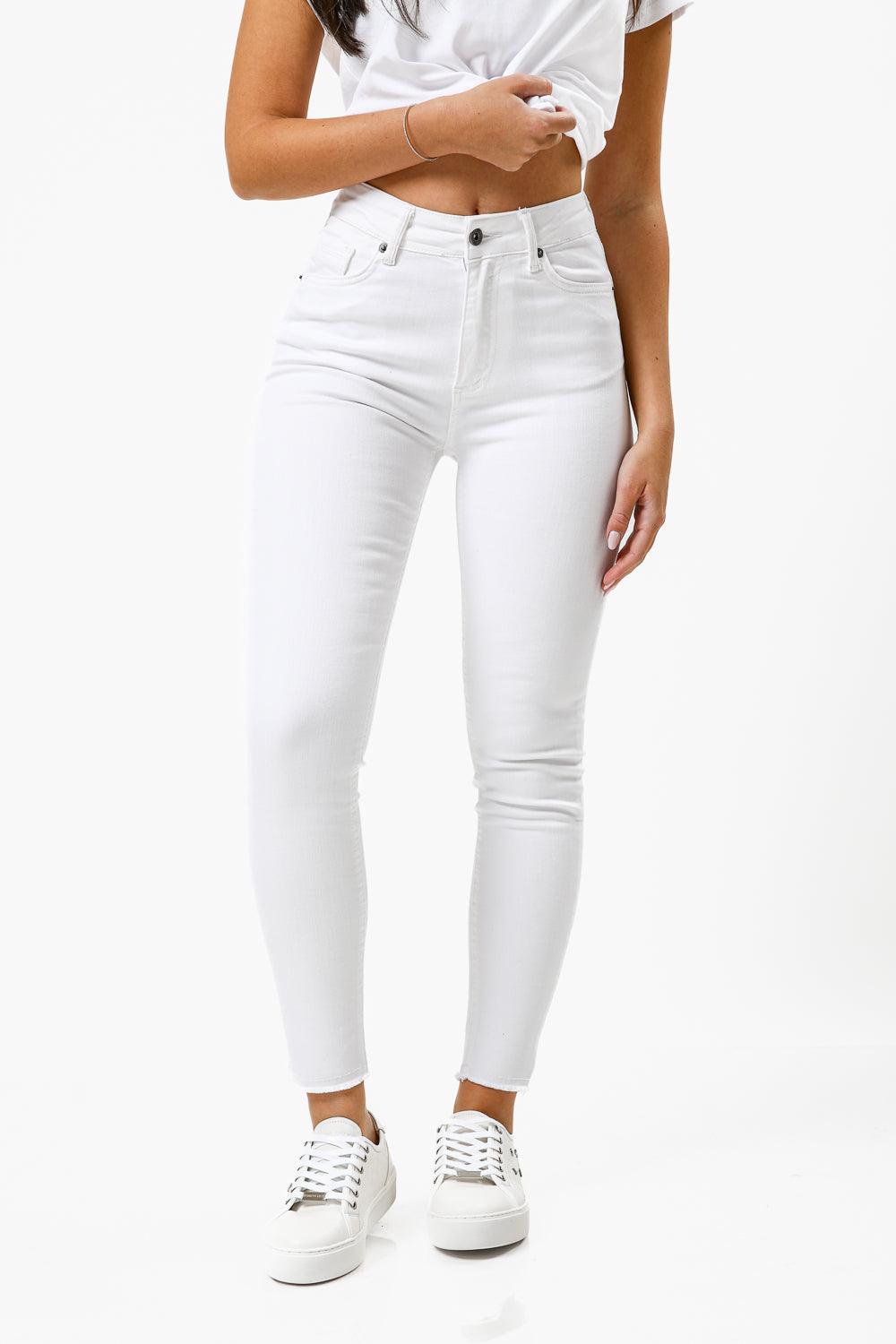 מכנס ג'ינס SKINNY בצבע לבן - MASHBIR//365