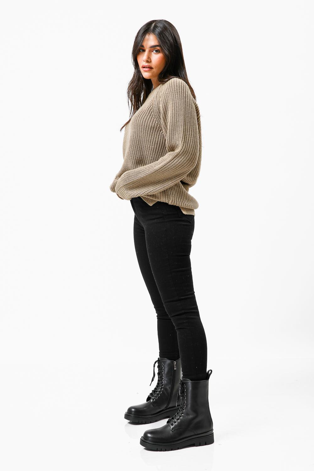 מכנס ג'ינס SKINNY שחור - MASHBIR//365